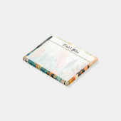 Post-it® Jardin Fleur Élégant Moderne 4" x 3" (Incliné)