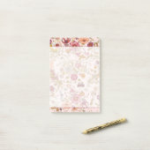 Post-it® Jardin floral romantique (Sur un bureau)