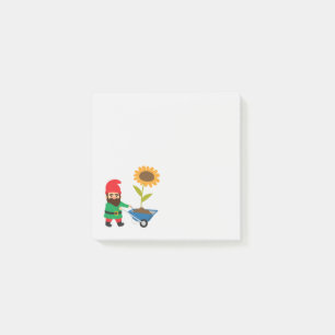 Post-it® Jardin gnome joli thème de jardinage