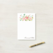 Post-it® Jardin rose (Sur un bureau)