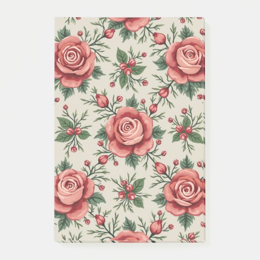 Post-it® Jardin rose (Devant)