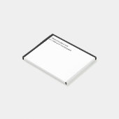 Post-it® J'arrive toujours tard pour travailler mais je rat (Incliné)