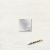 Post-it® Jars Mason Chic Moderne Lumières à cordes Fleur Ar (Sur un bureau)