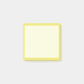 Post-it® Jaune clair uni (Devant)