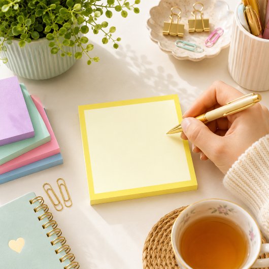 Post-it® Jaune clair uni