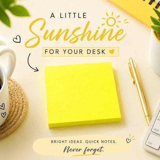 Post-it® Jaune Clair Uni
