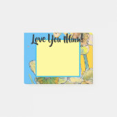 Post-it® Jaune Daffodil Aimer You Mum Post It Notes (Devant)