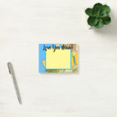 Post-it® Jaune Daffodil Aimer You Mum Post It Notes (Bureau)
