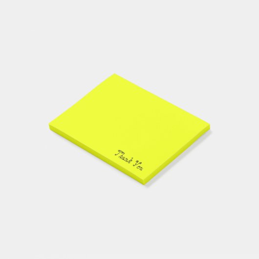 Post-it® Jaune du Merci | (Incliné)