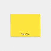 Post-it® Jaune fait sur commande du Merci | (Devant)