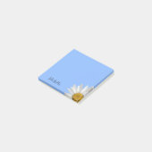 Post-it® Jaune Fleur Bleu Élégant (Incliné)