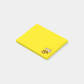 Post-it® Jaune jaune pleurant de FaceFancy de bébé (Incliné)