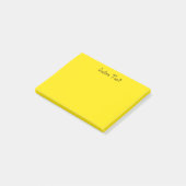 Post-it® Jaune lumineux fait sur commande (Incliné)