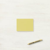 Post-it® Jaune Minimaliste Chaud Douce (Sur un bureau)