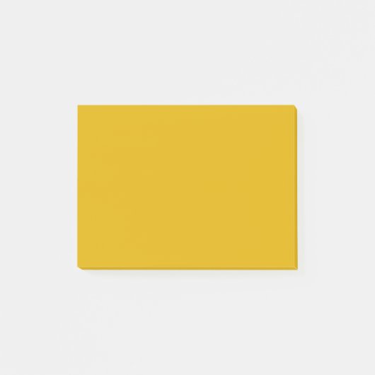 Post-it® Jaune Moutarde Uni (Devant)