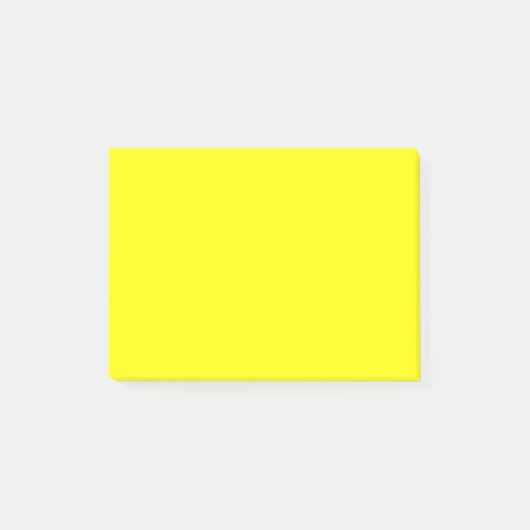 Post-it® Jaune Néon Uni (Devant)