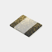 Post-it® Jaune or foncé faux éclat scintille (Incliné)