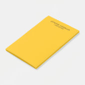 Post-it® Jaune Orange Professionnel Moderne Simple Minimali (Incliné)