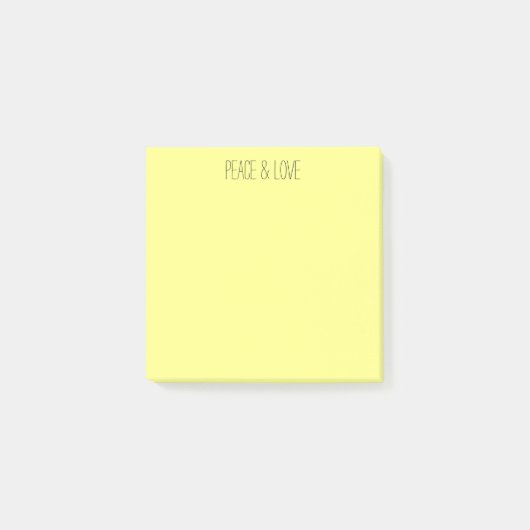 Post-it® jaune pastel (Devant)