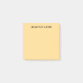 Post-it® jaune pastel/orange (Devant)
