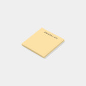 Post-it® jaune pastel/orange (Incliné)
