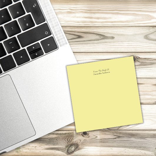 Post-It Jaunes Personnalisés