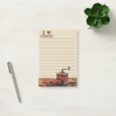 Post-it® Je Coeur Café Et Coffee Grinder (Bureau)