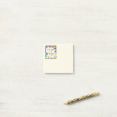 Post-it® Je crée un message d'art avec de la papeterie colo (Sur un bureau)
