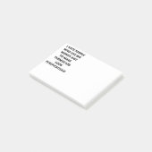 Post-it® Je Déteste Les Gens Qui Utilisent De Gros Mots (Incliné)