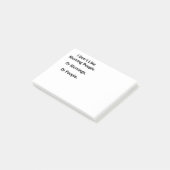 Post-it® Je n'aime pas des personnes de matin (Incliné)