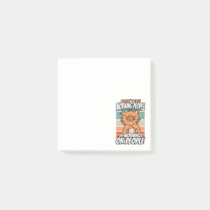 Post-it® Je n'aime pas les matins, les matins ou les gens