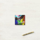 Post-it®  Je n'arrêterai pas d'être moi (Sur un bureau)