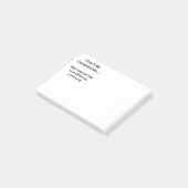 Post-it® Je ne fais pas de compléments (Incliné)