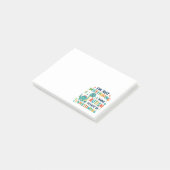 Post-it® Je ne me comporte pas mal, j'ai de l'autisme (Incliné)
