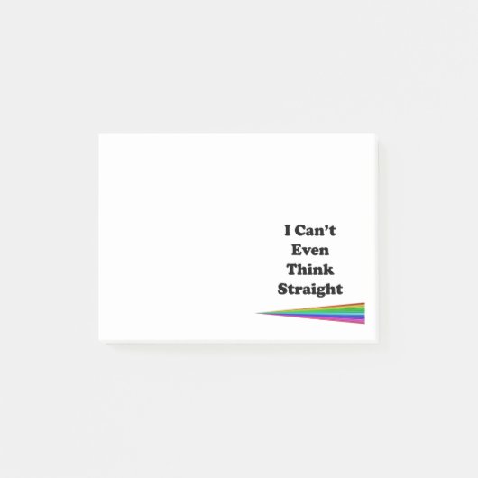 Post-it® Je ne peux même pas penser directement (Devant)