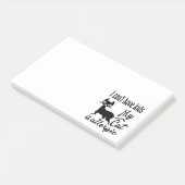 Post-it® Je ne peux pas avoir d'enfants, mon chat est aller (Incliné)