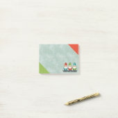 Post-it® Je Passe Avec Mes Gnomies (Sur un bureau)