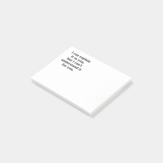 Post-it® Je peux l'expliquer à vous (Incliné)