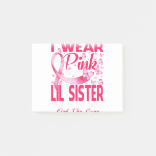 Post-it® Je Porte Du Rose Pour Mon Lil Soeur Cancer Du Sein