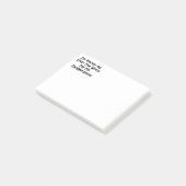 Post-it® Je suis connu dans le monde entier (Incliné)