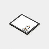 Post-it® Je suis entouré par des idiots ! Pingouin drôle (Incliné)