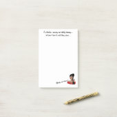 Post-it® "Je suis Fabuleux, Extraordinaire, Stupéfiant..."  (Sur un bureau)