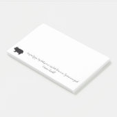 Post-it® Je suis fanatique des porcs (Incliné)