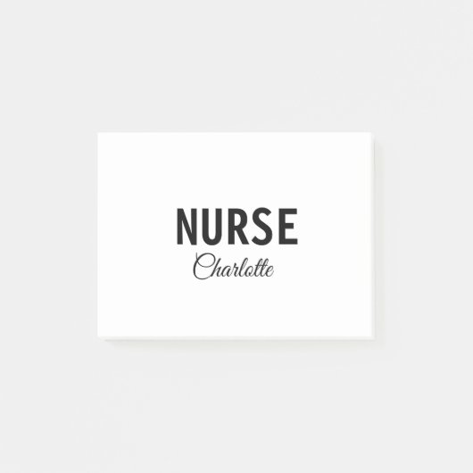 Post-it® Je suis infirmière médecin expert ajouter votre no (Devant)