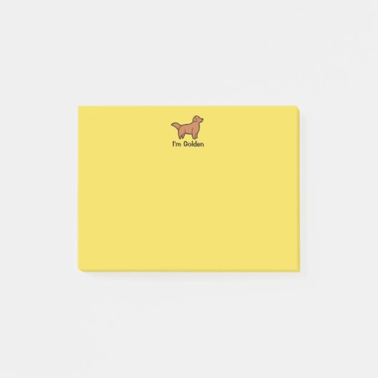 Post-it® Je suis les post-its d'or (Devant)