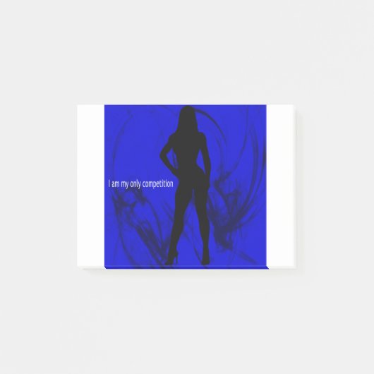 Post-it® Je suis ma seule concurrence - Fitness / Bodybuild (Devant)