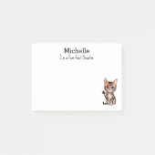 Post-it® Je suis Purr-fect Désastre, Maman Chat, Drôle Pers (Devant)