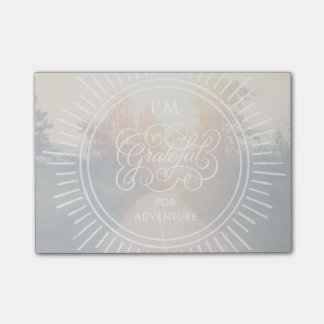Post-it® Je suis reconnaissant pour l'aventure