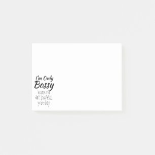 Post-it® Je suis seulement autoritaire