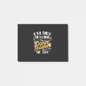 Post-it® Je Suis Un Enseignant De Danse (Devant)